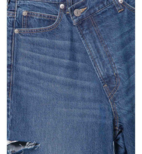 LOWRYS FARM「ＣＯＮＥ／アシメデニムパンツ」|デニム|