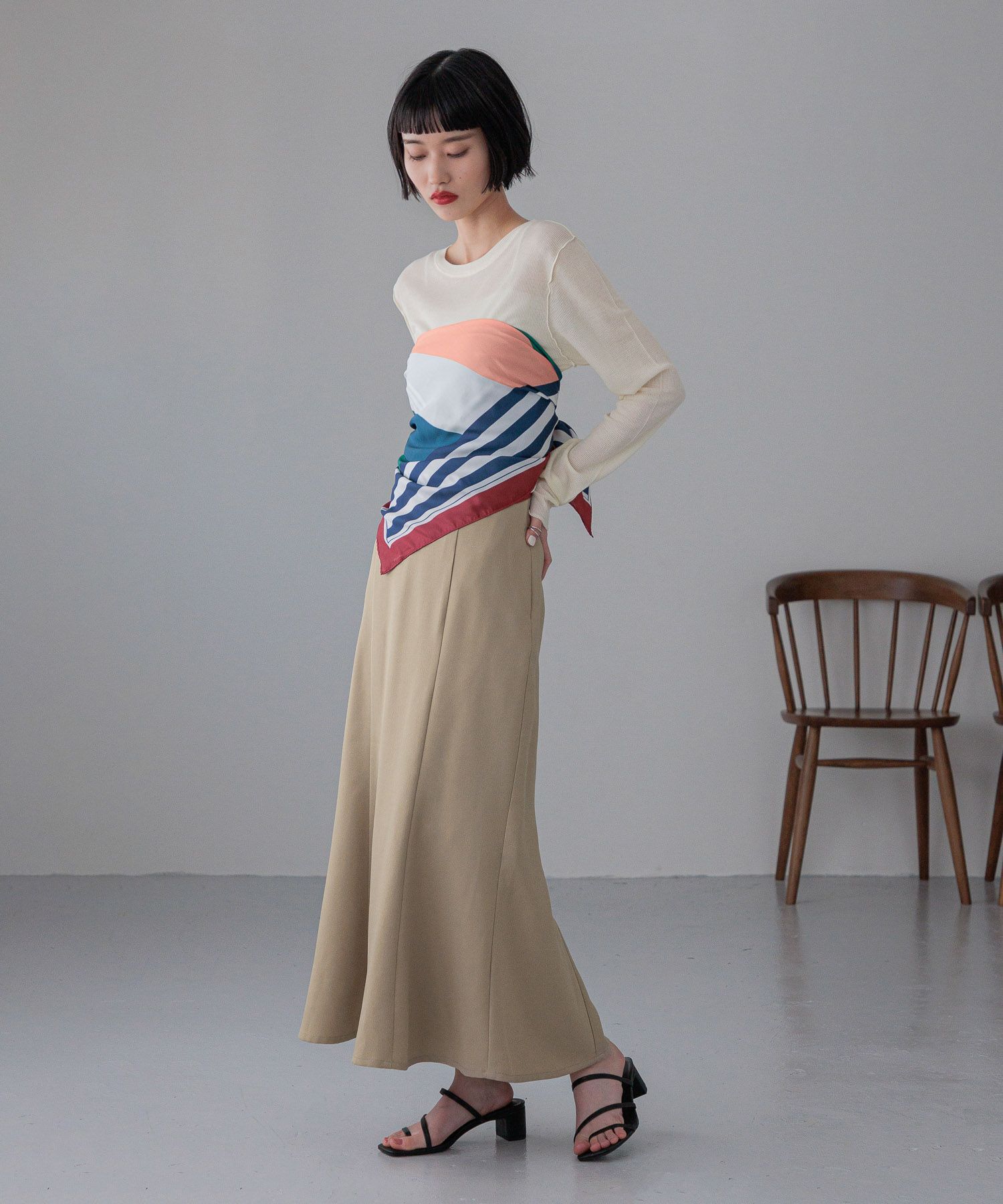 LOWRYS FARM「スタイルＵＰマーメイドスカート」|スカート|