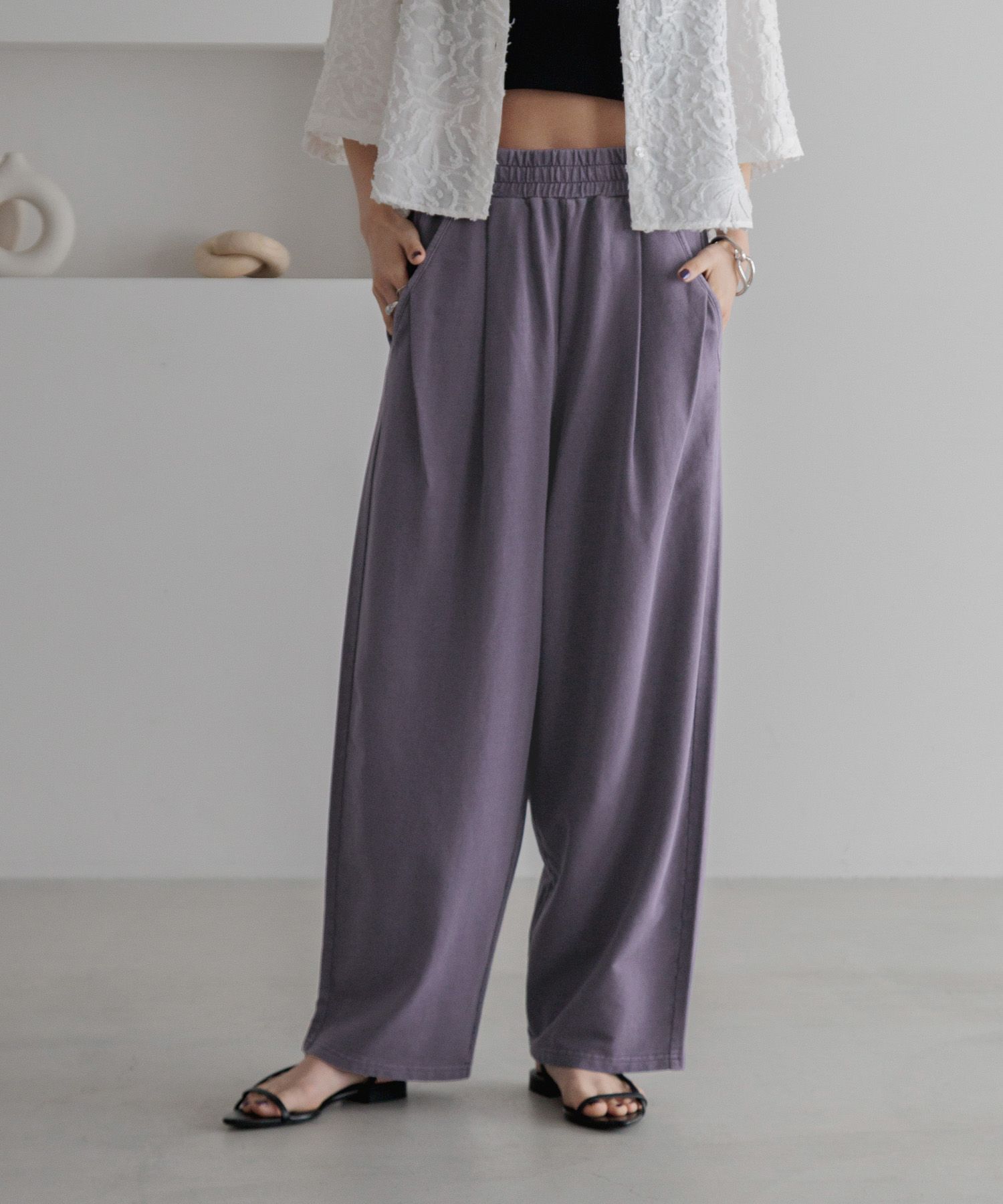 LOWRYS FARM「カットイージーコクーンパンツ２」|チノ|PPL5