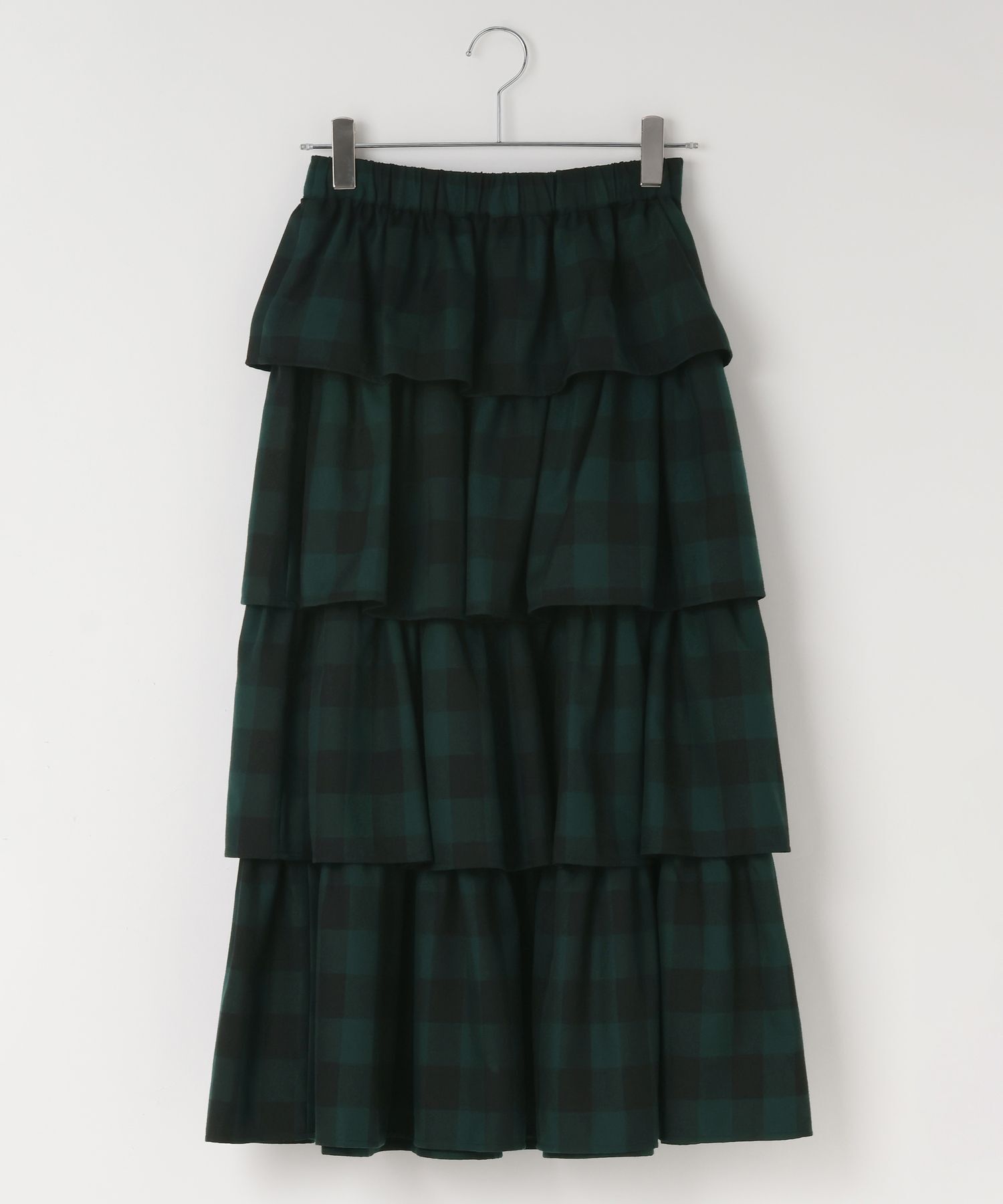 LOWRYS FARM「チェックティアードスカート」|スカート|