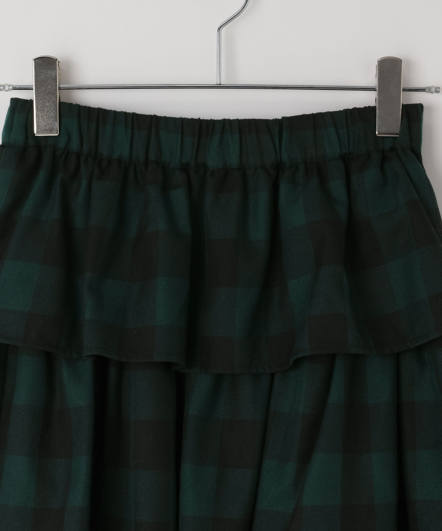 LOWRYS FARM「チェックティアードスカート」|スカート|