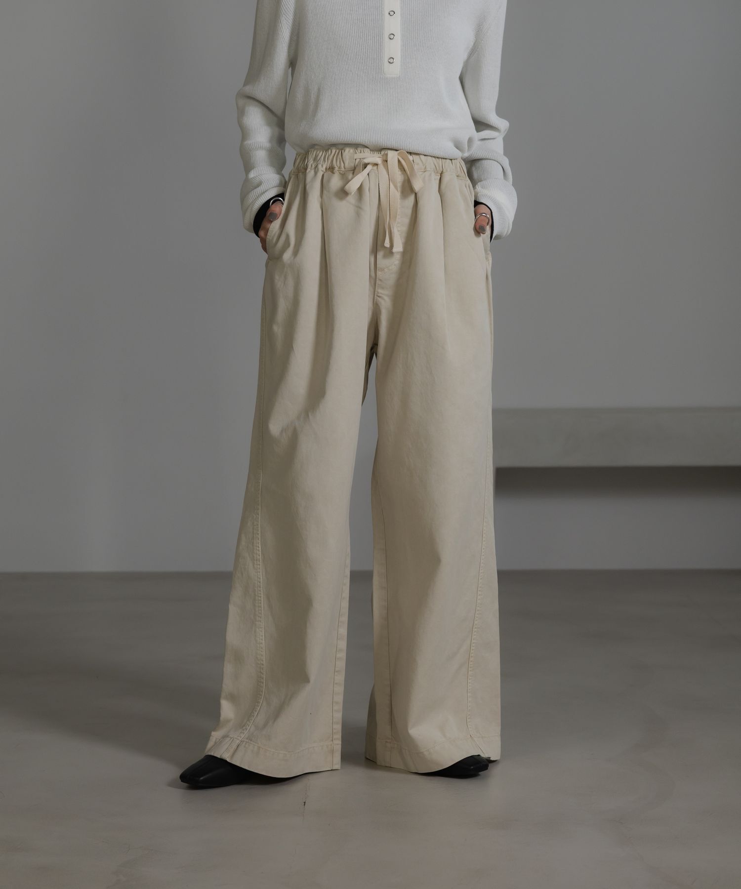 LOWRYS FARM「イージーバギーデニム」|デニム|