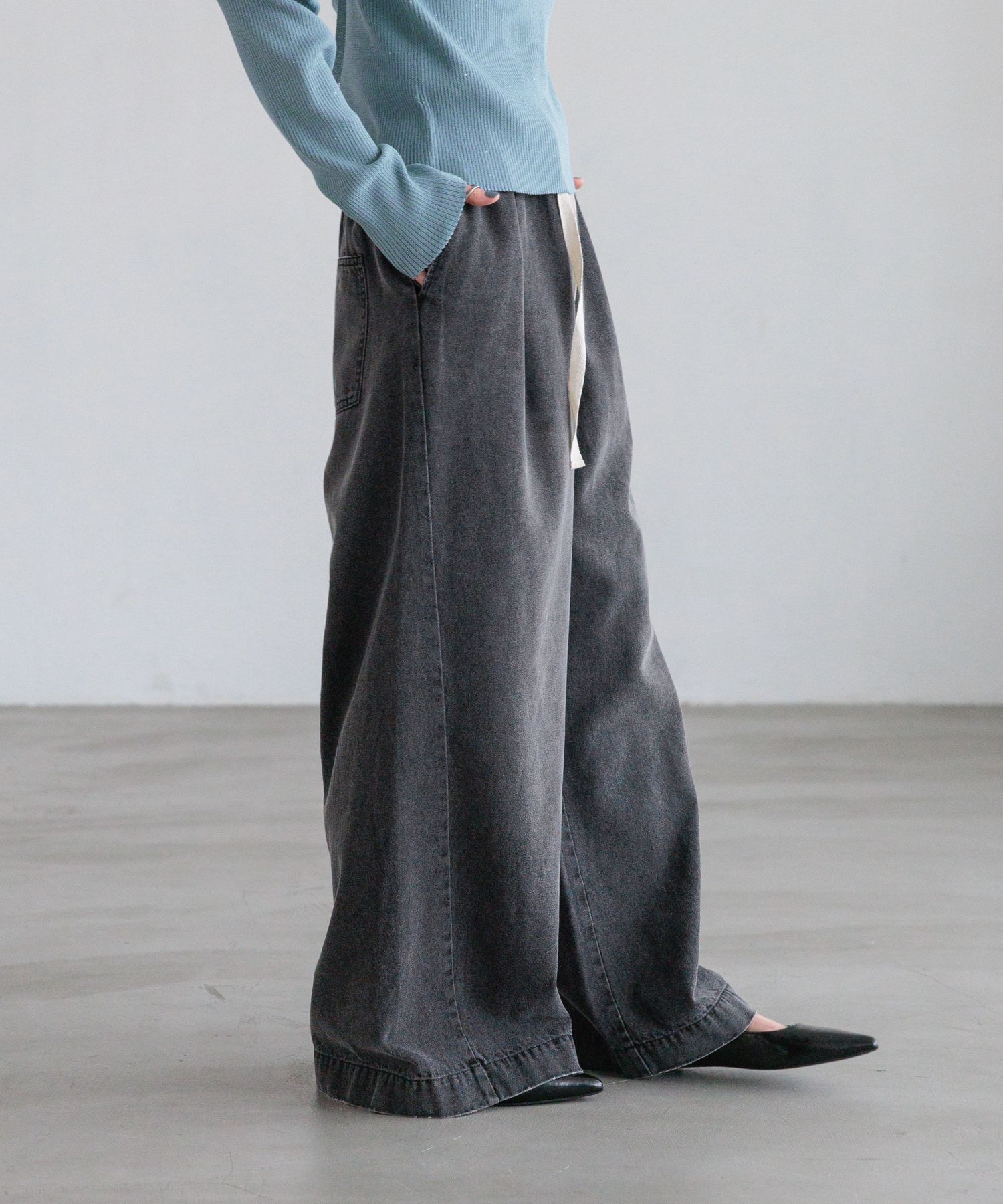 LOWRYS FARM「イージーバギーデニム」|デニム|