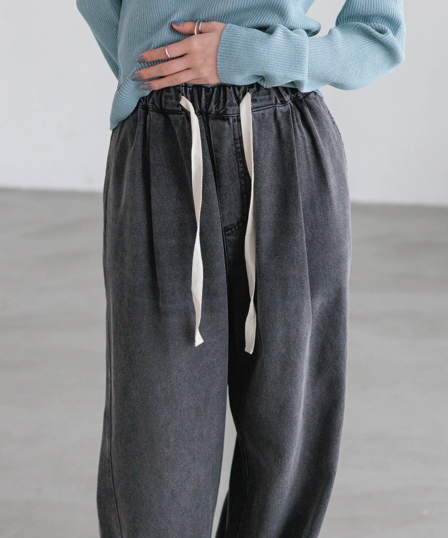 LOWRYS FARM「イージーバギーデニム」|デニム|