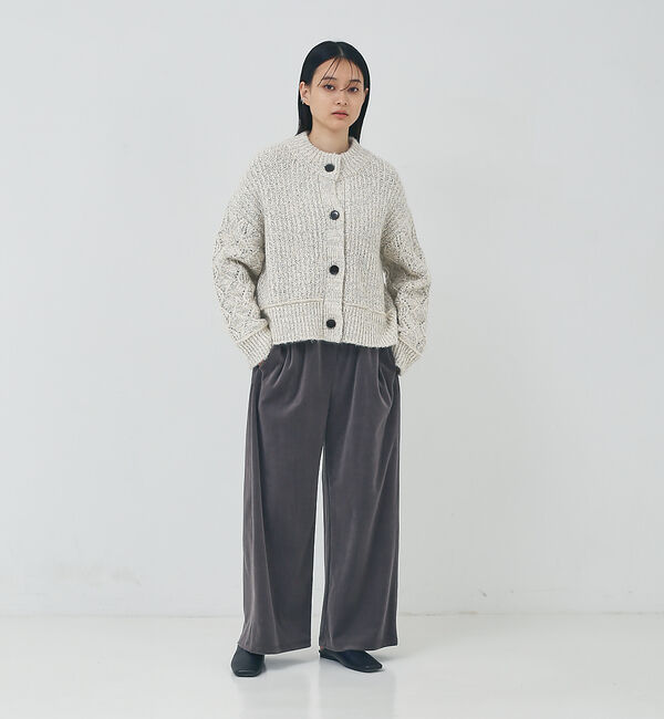 collex「【手洗い可能】ベロアセミワイドパンツ」|その他|