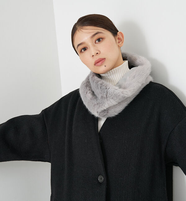 collex「【HELEN MOORE】 Cowl ファー ネックウォーマー」|マフラー|