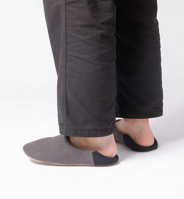 collex「リネンルームシューズ L」|本・CD・DVD|チャコールグレー