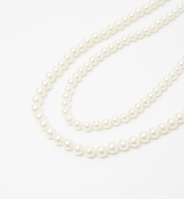 collex「【dignif】【金属アレルギー対応】3WAY2連パールネックレス」|ネックレス|