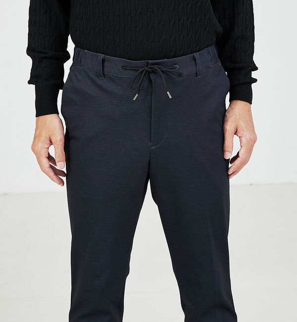 ABAHOUSE「【セットアップ対応】ポンチ イージー スラックス パンツ」|スラックス|