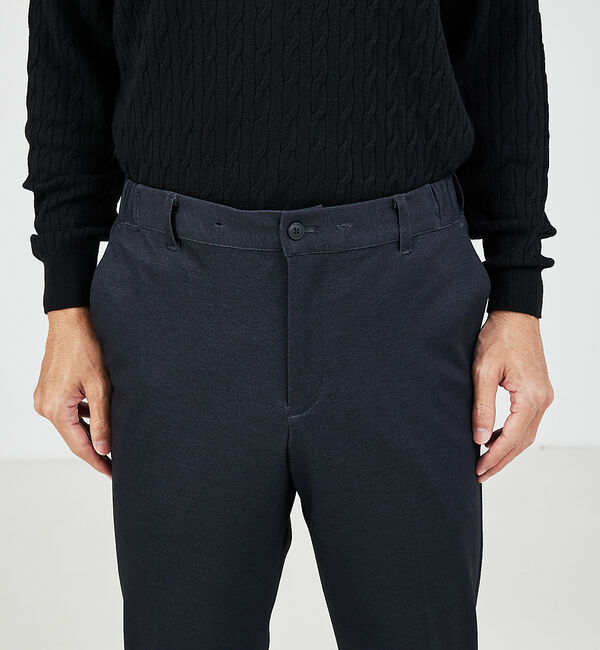 ABAHOUSE「【セットアップ対応】ポンチ イージー スラックス パンツ」|スラックス|