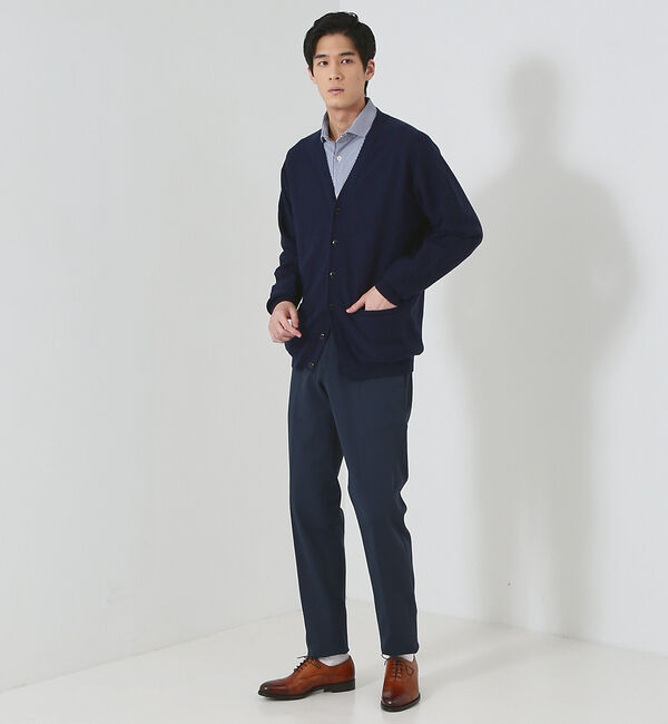 ABAHOUSE「【シャドーアーガイル】Vネック カーディガン」|カーディガン|