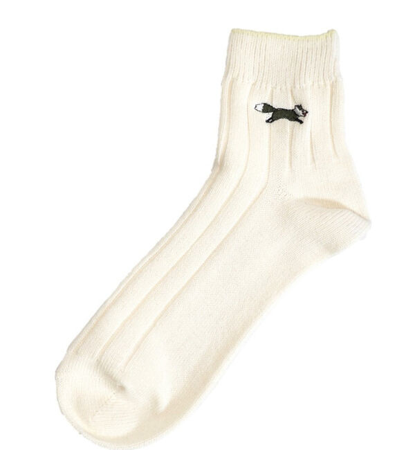 ABAHOUSE「WEB限定【PENNEY'S】ペニーズ キツネ/ペニーズ フォックス/THE F」|ソックス|ホワイト