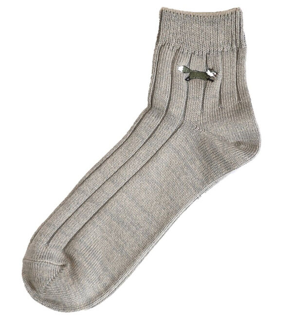 ABAHOUSE「WEB限定【PENNEY'S】ペニーズ キツネ/ペニーズ フォックス/THE F」|ソックス|グレー