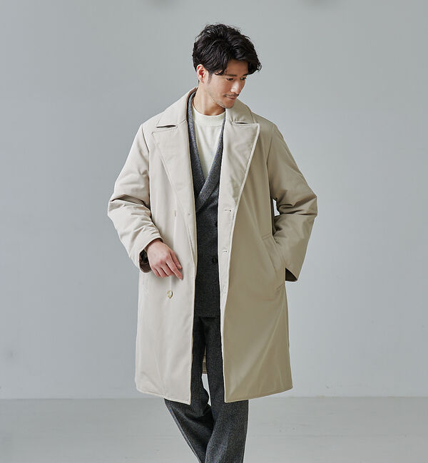 ABAHOUSE「【ソロテックス】ストレッチ ライトダウンコート」|その他|アイボリー