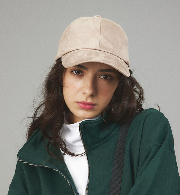 ABAHOUSE「【RUBEN/ルーベン】FAKE SUEDE CAP/フェイクスエードキャップ/」|その他|ベージュ