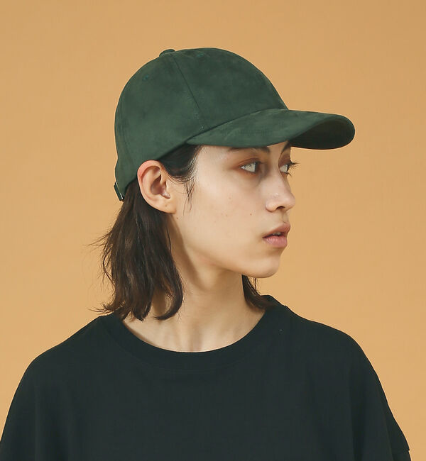 ABAHOUSE「【RUBEN/ルーベン】FAKE SUEDE CAP/フェイクスエードキャップ/」|その他|ダークグリーン