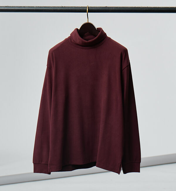 ABAHOUSE「【パウダーストレッチ】スムース タートルネック」|Tシャツ・カットソー|テラコッタ