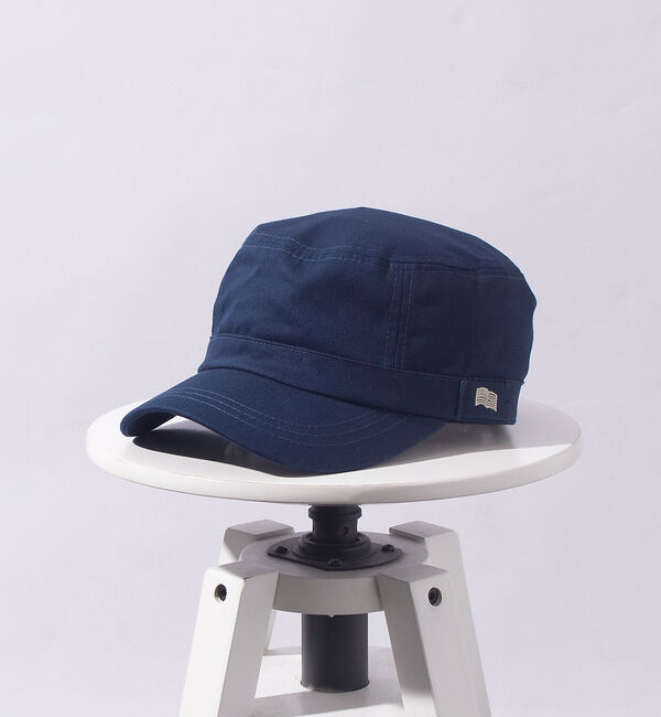 ABAHOUSE「＜BASIQUENTI＞ワンポイント刺繍 ユニセックス ワーク キャップ」|その他|ネイビー
