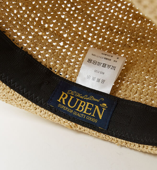 ABAHOUSE「【RUBEN/ルーベン】RAFFIA HAT/中折れラフィアハット」|その他|