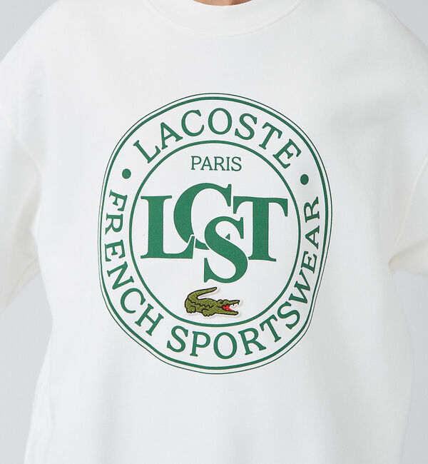ABAHOUSE「【LACOSTE / ラコステ】サークルグラフィック クルーネックスウェット」|スウェット・ジャージ|