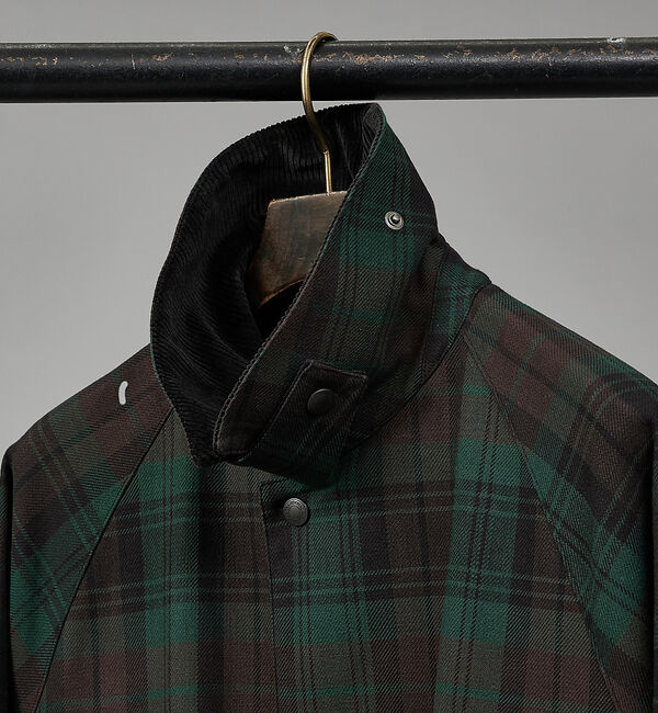 ABAHOUSE「【Traditional Weatherwear】HARROGATE / チェッ」|ステンカラーコート|