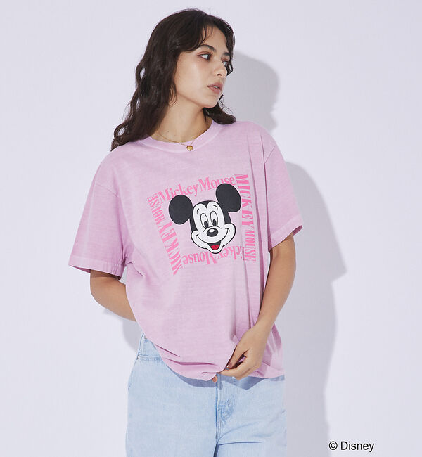ABAHOUSE「【GOOD ROCK SPEED / グッドロックスピード】Disney/ Mi」|Tシャツ・カットソー|ピンク