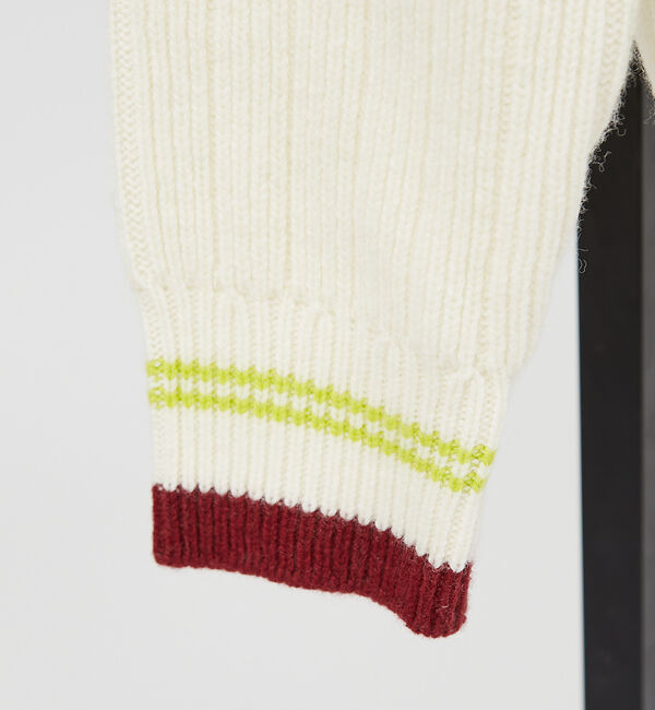 ABAHOUSE「【LACOSTE/ラコステ】Vネックリブニットセーター ＡＨ3133」|ニット・セーター|