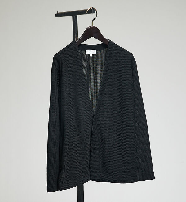 ABAHOUSE「シアージャージー  2ボタン 比翼 カーディガン」|カーディガン|