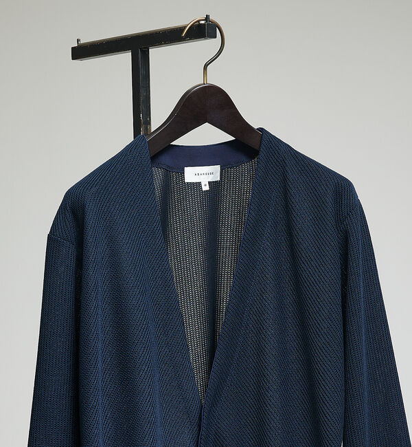 ABAHOUSE「シアージャージー  2ボタン 比翼 カーディガン」|カーディガン|