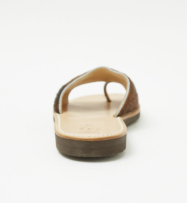 ABAHOUSE「【LA BOTTE GARDIANE / ラ ボッタ ガルディエーヌ 】ハラコサ」|サンダル|