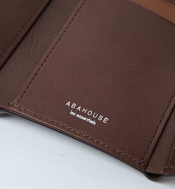 ABAHOUSE「【ABAHOUSE les essentiels】　　定番3つ折り財布 / コン」|財布|ブラウン