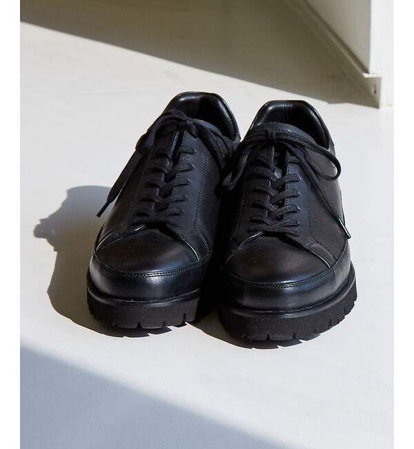 alfredoBANNISTER「【定番】軽量 タンクソール レザースニーカー」|スニーカー|