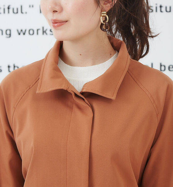 Rouge vif「バックギャザーミドルコート」|トレンチコート|