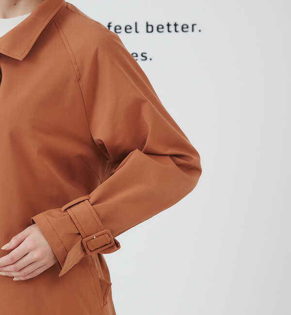 Rouge vif「バックギャザーミドルコート」|トレンチコート|