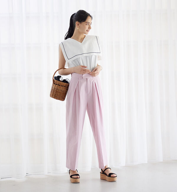 Rouge vif「コットンツィストドライタックパンツ」|その他|