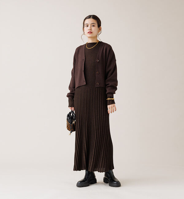 Rouge vif「ショートカーディガン」|カーディガン|