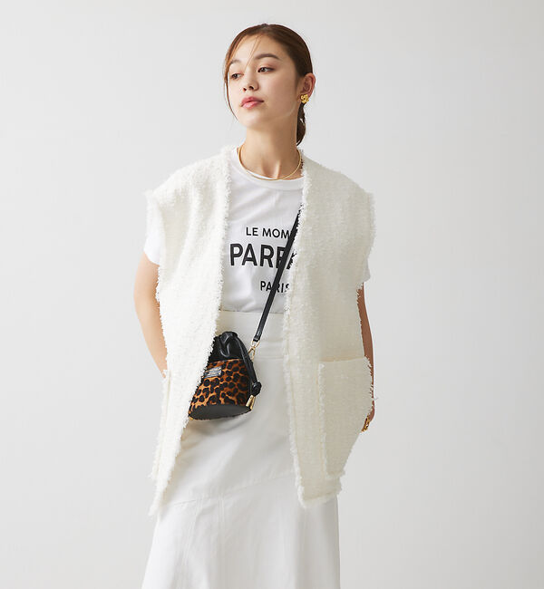 Rouge vif「【Oggi掲載】ツィードベスト」|ベスト・ジレ|