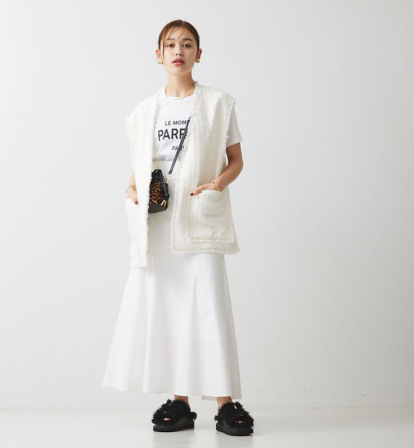 Rouge vif「【Oggi掲載】ツィードベスト」|ベスト・ジレ|