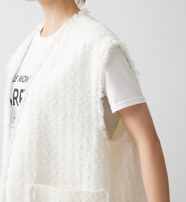 Rouge vif「【Oggi掲載】ツィードベスト」|ベスト・ジレ|