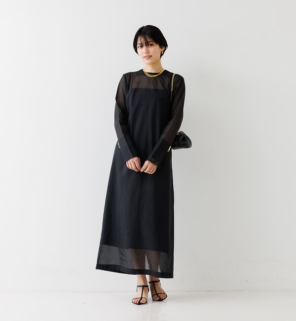 Rouge vif「オーガンジーレイヤードキャミワンピース◆」|ワンピース|