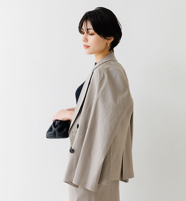 Rouge vif「麻混ライトダブルジャケット」|その他|