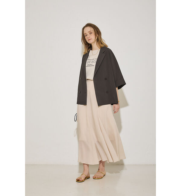 Rouge vif「撥水ドルマンハーフスリーブジャケット」|その他|