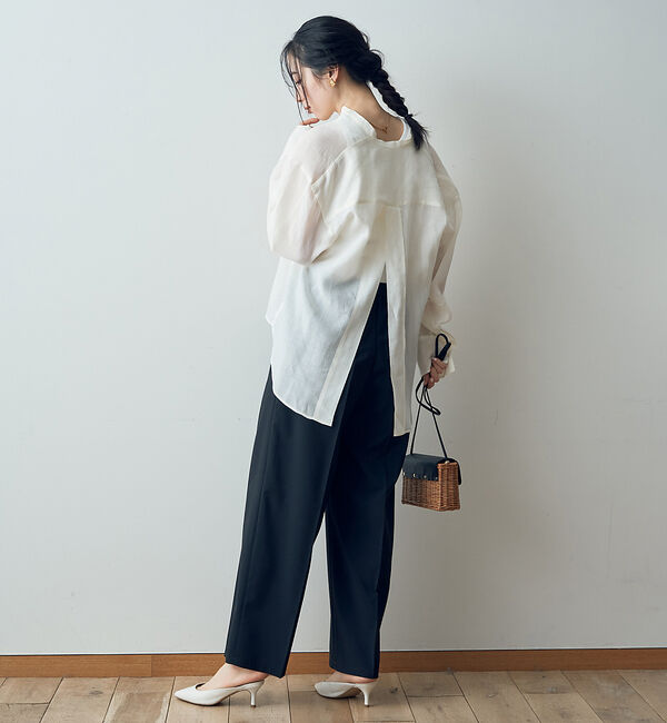 Rouge vif「ウエストゴム ワイドバレルパンツ」|その他|