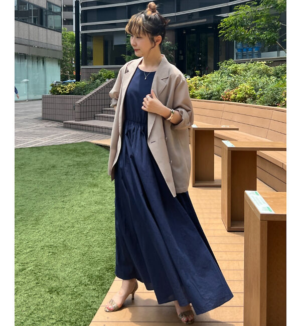 Rouge vif「ボイルエアリーシアーシャツジャケット」|テーラードジャケット|