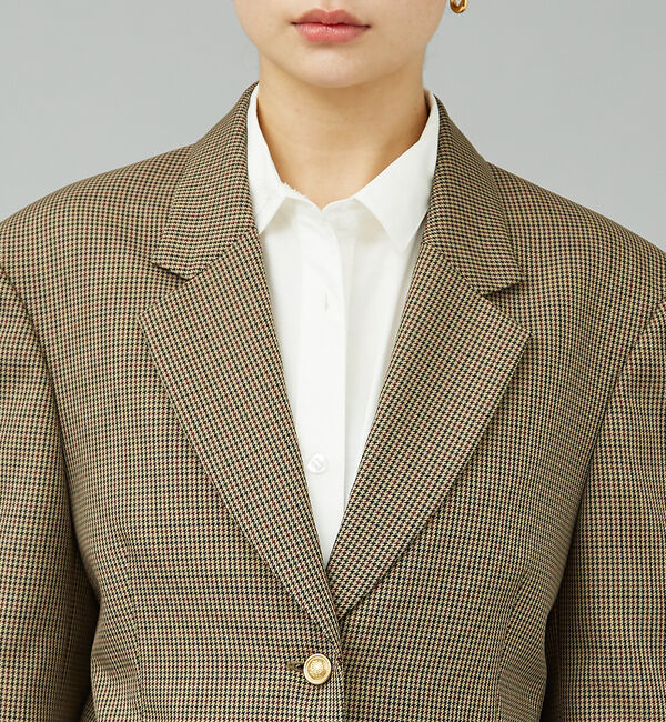 Rouge vif「チェックビックジャケット」|テーラードジャケット|