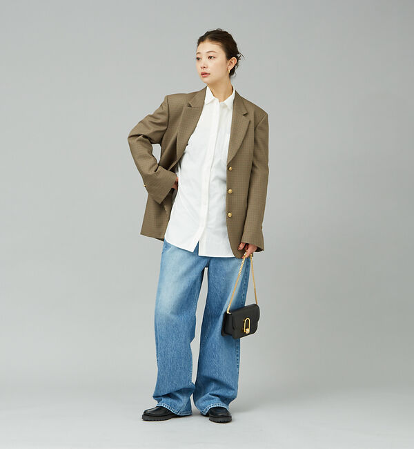 Rouge vif「チェックビックジャケット」|テーラードジャケット|