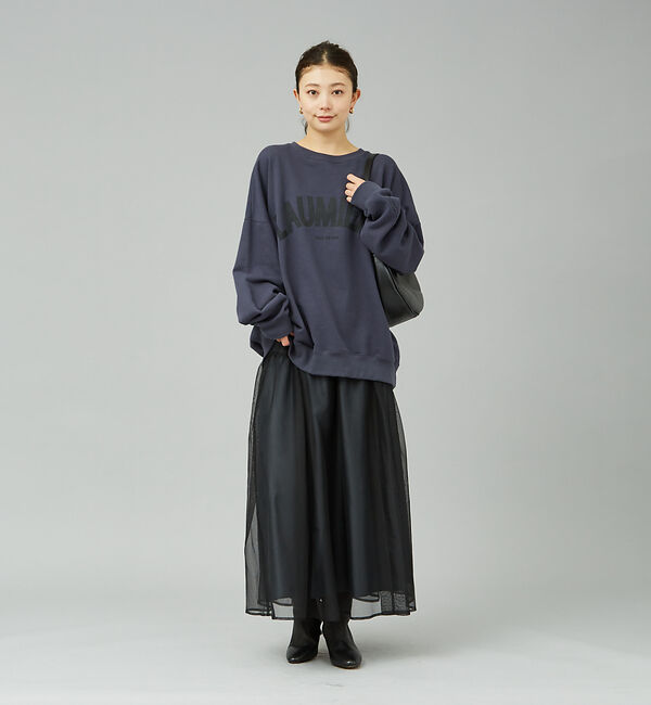 Rouge vif「シアー切替ギャザースカート」|スカート|