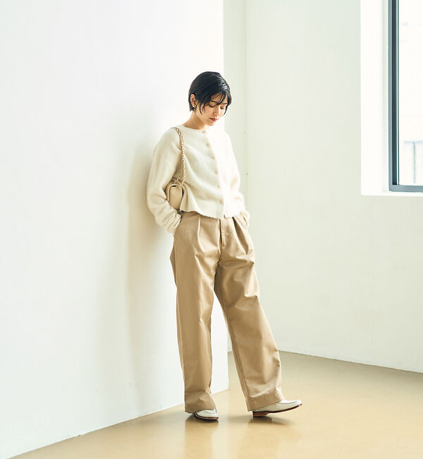 Rouge vif「フォックスウールふわふわカーディガン」|カーディガン|