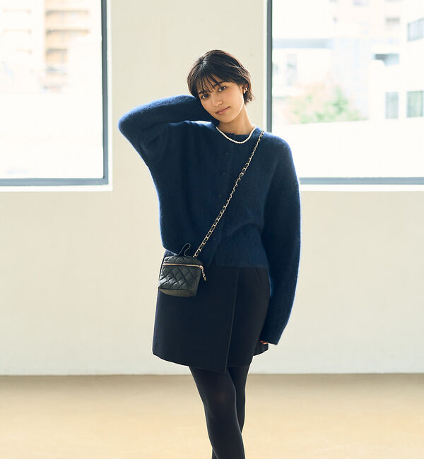 Rouge vif「フォックスウールふわふわカーディガン」|カーディガン|