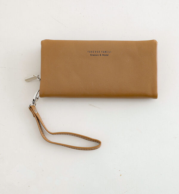 Rouge vif「【mienx un】長財布/ロングウォレット」|財布|グレージュ